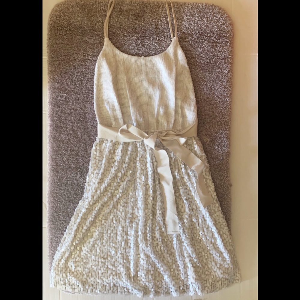 EXPRESS Mixed Sequined Dress XS